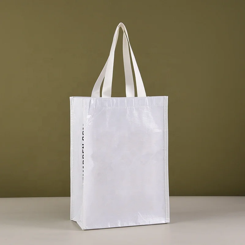 Индивидуальная плетеная Сумка из полипропилена с ручкой, Высококачественная ламинированная плетеная Сумка из полипропилена, портативная плетеная Сумка для покупок