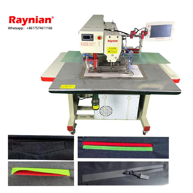 Raynian-3520 Fully automatic laser shirt Pocket Jeans industrial cutting sewing machine