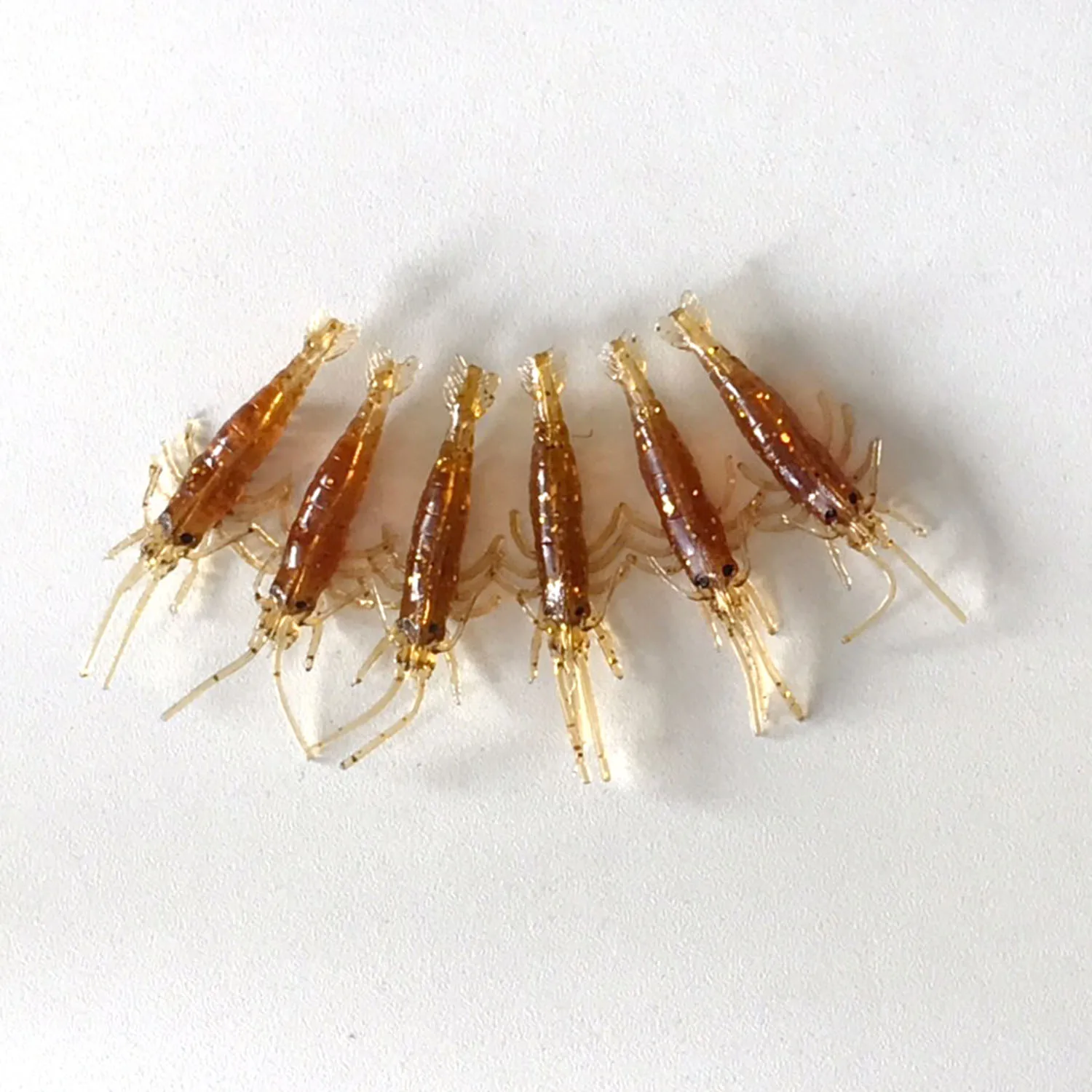 HAWKLURE Soft Shrimp Bait 6cm 1.3g 8pcs/bag shrimp bait fishing lure