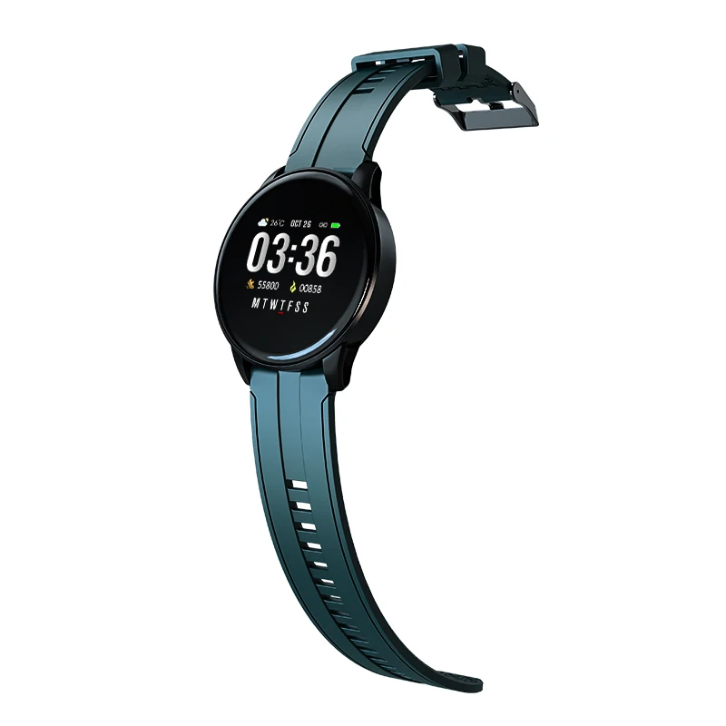  Music Control 1.3 TFT Glass Screen Smart Watch Heart Rate Blood Pressure Fitness Tracker With Reject Call Sport