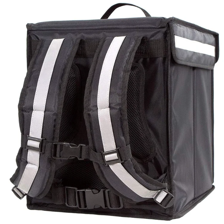 Waterproof Large Capacity Insulated Food Pizza Delivery Backpack For Eats Doordash Postmates Or Groceries