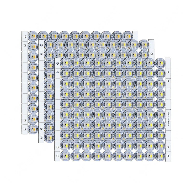 100 лампа SK6812 светодиодный пиксельный модульный 5050 RGB W WW СЗ 4 в 1 SMD встроенный 6812 IC адресуемых маленькая круглая световая панель строка лист