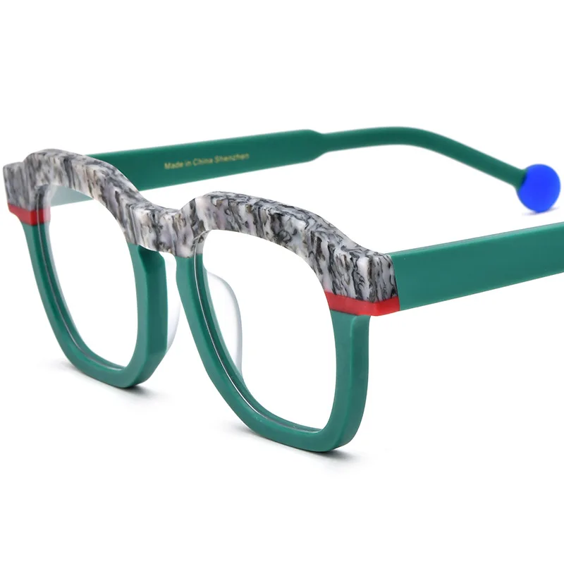 Matte Square Frames Can Be Matched With Myopia Joint Multi-color Square Matte Acetate Optical Frame