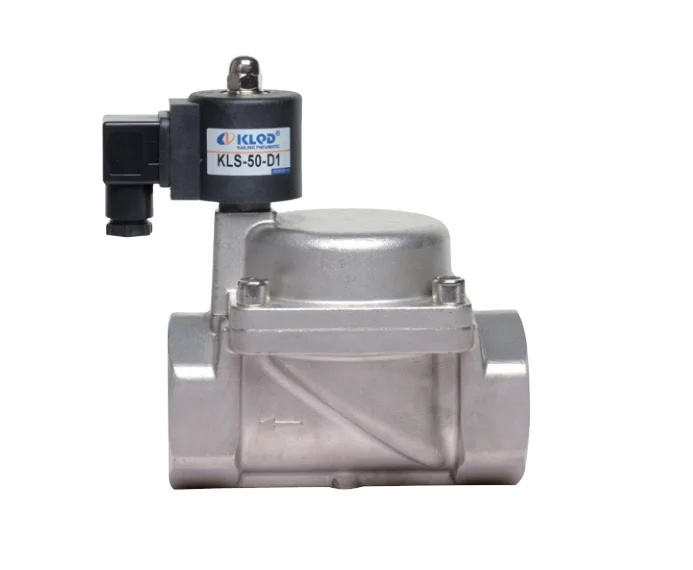 KLS Series 2/2 Way Stainless Steel   Pilot Piston Type Solenoid valve