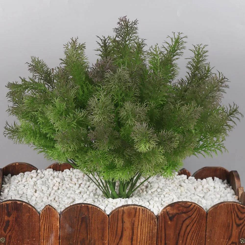 6 pcs Outdoor UV-resistant DIY detachable artificial faux lavender plants for home decoration
