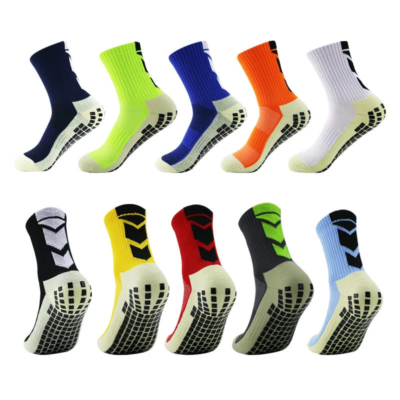 Custom Breathable Summer Grip Running Outdoor Sports Men Socks  Calcetines Anti Slip Cycling Socks