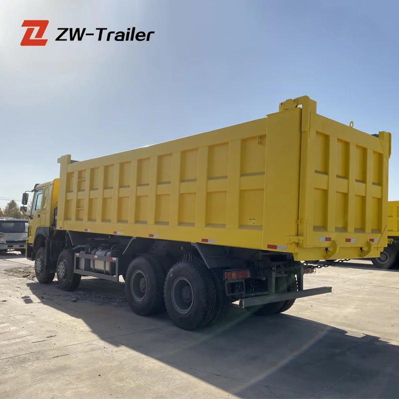 Dump Trucks Howo 12wheels 8X4 Dump Tipper Promotion New Design Brand New China 10 12 Automatic WEICHAI Heavy Truck Euro 3 Manual