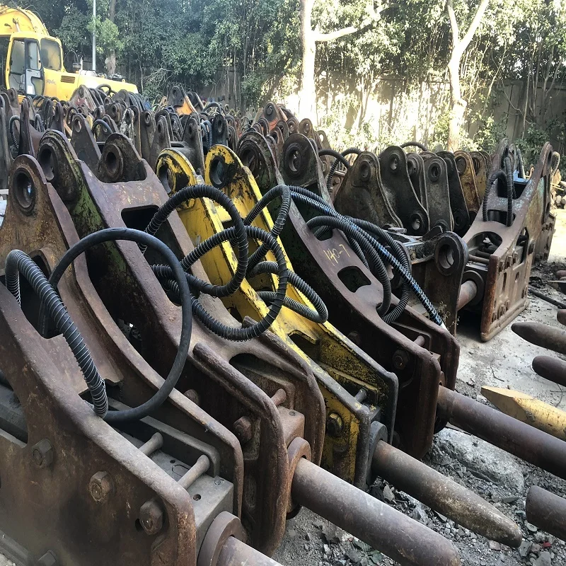 used excavator parts Hydraulic Breaking Hammer second hand  High Quality  low price used hammer for excavator parts