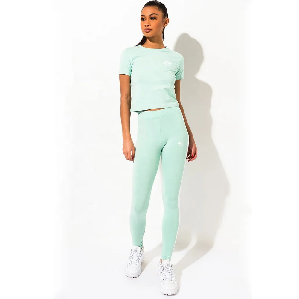 
Женская тренировочная рубашка с рукавом для бега, топ и брюки, женская спортивная одежда 