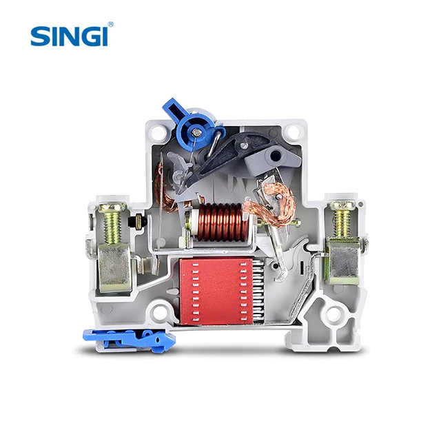SINGI Brand TIS DZ47-63 3 Poles Miniature circuit breaker with overload and circuit protection MCB