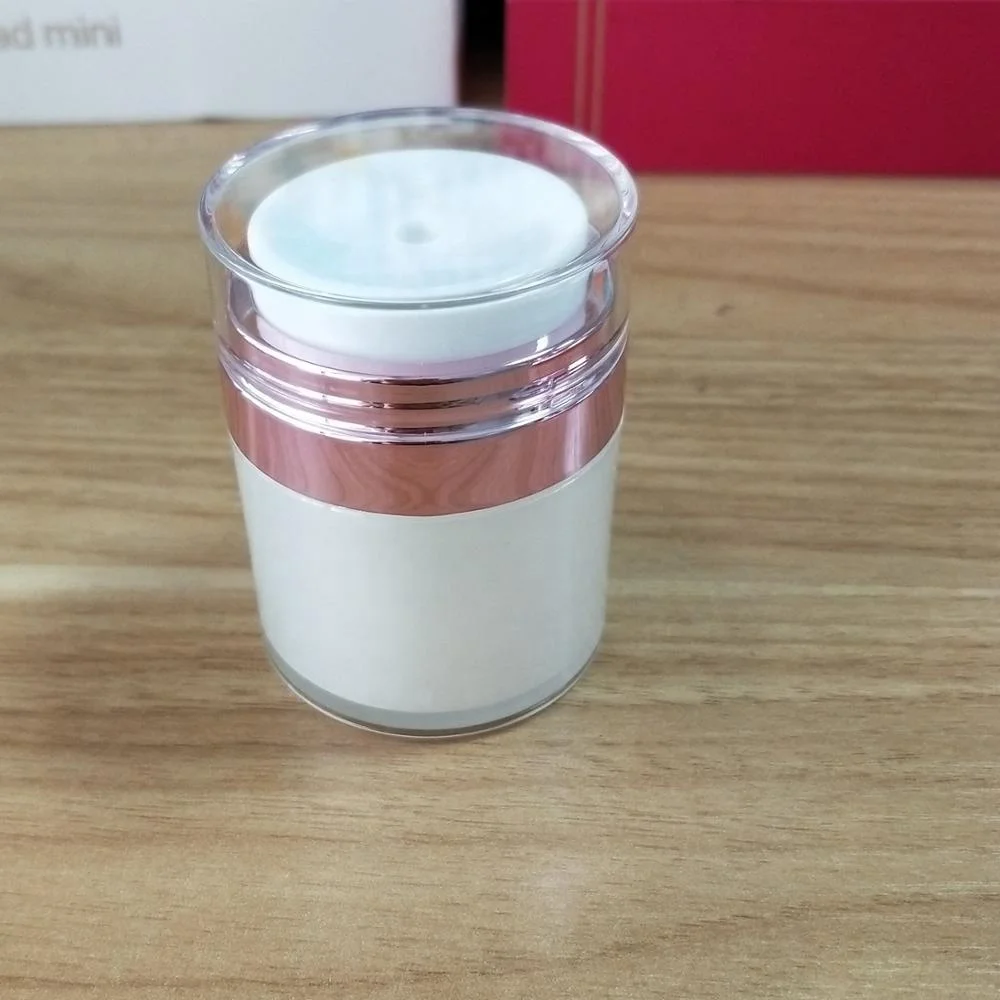 New 15ml 30ml 50ml cosmetic plastic vacuum jar  face cream acrylic airless pump container jar
