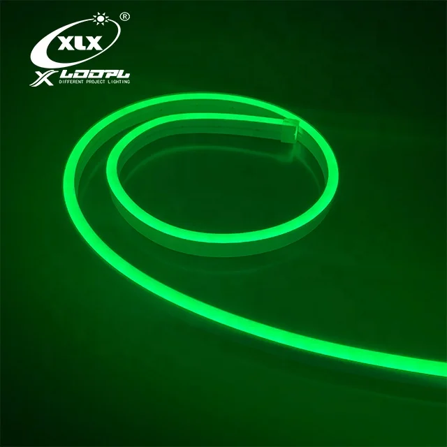 6x12mm Minimum Cut 2.5cm DC12V Round Top View Silicone Cabinet Kitchen Use LED Neon Flex Light