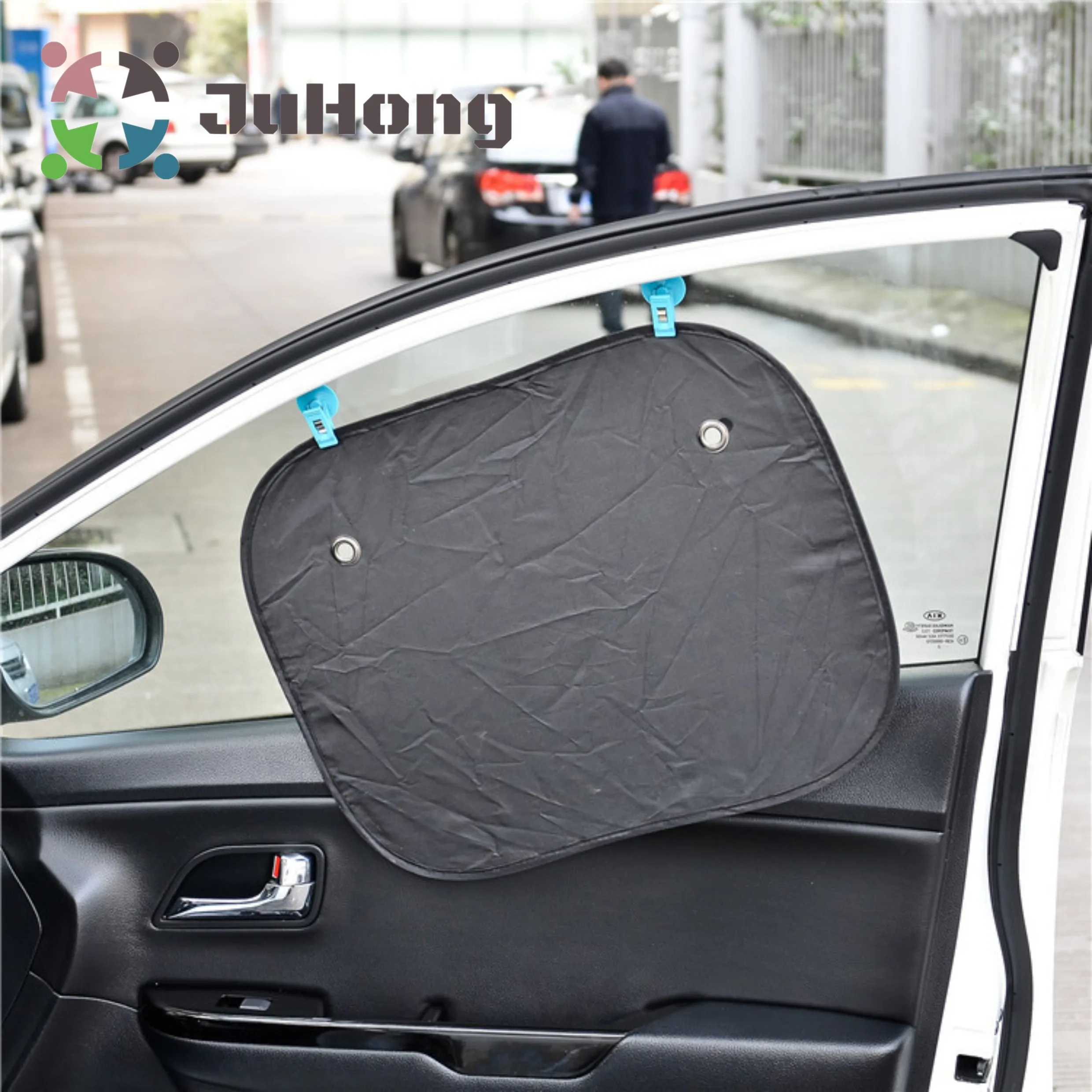 Japan Style Creative Plastic Clip with Suction Cup Easy Fastener Black / Blue / White Universal Car Accessories