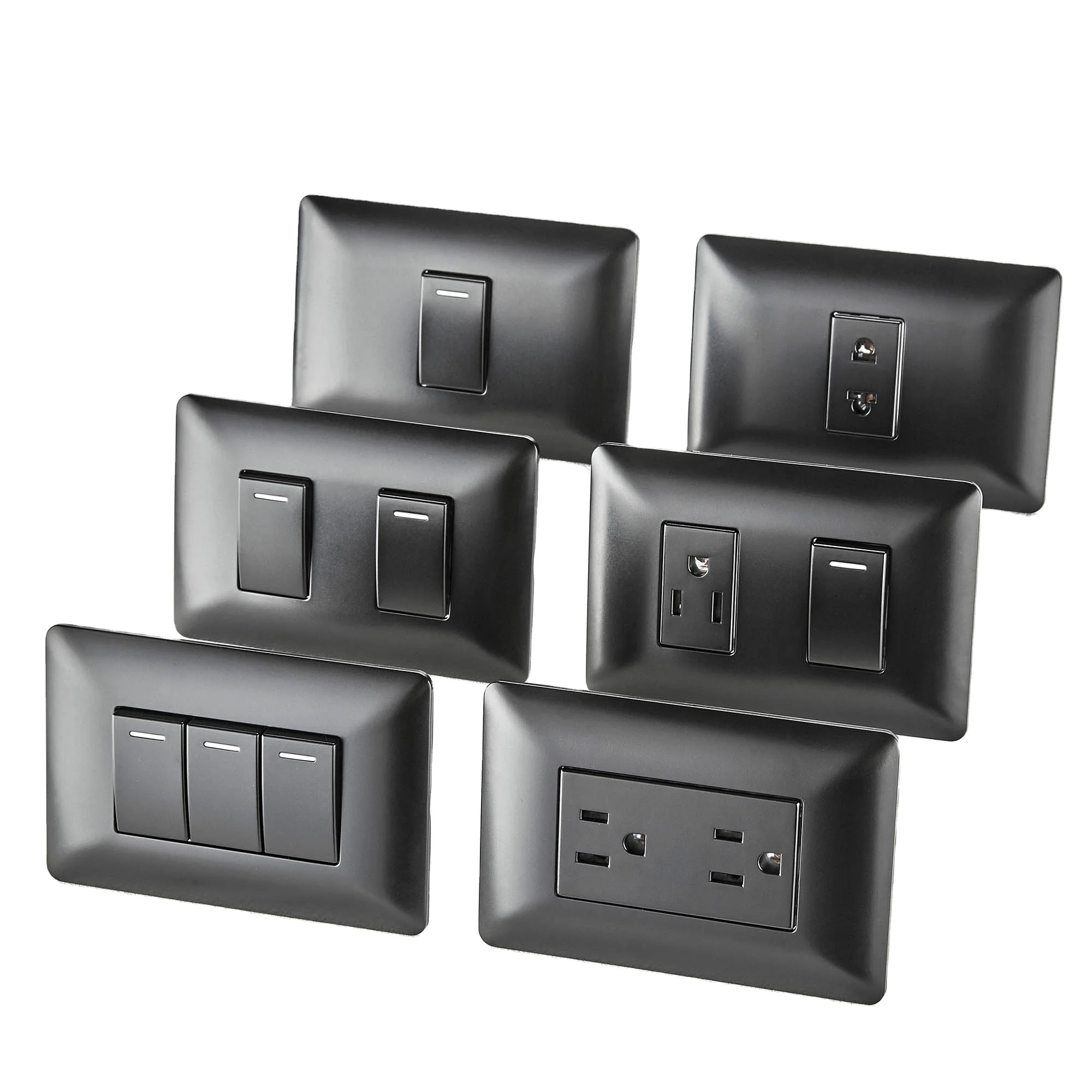 Italy and American standard China factory price electrical  wall switch with different color can be chosen