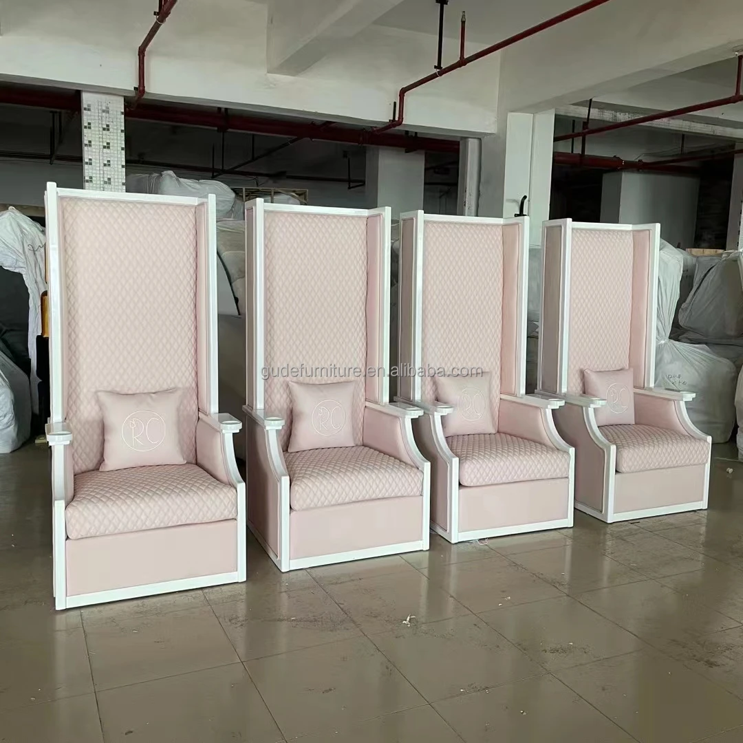 most popular design Luxury golden frame cheap king and queen throne chairs