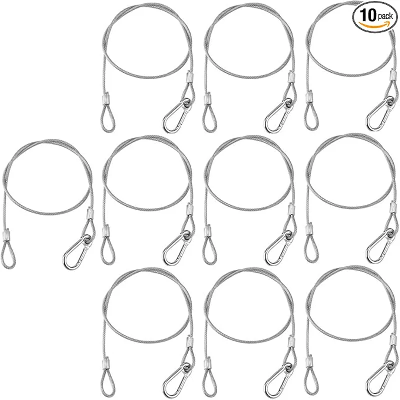 Wholesale Stage Light Safety Cable Stainless Steel Wire Robes Quick Release Aluminum Truss Mobile DJ LED Par Securite Protection