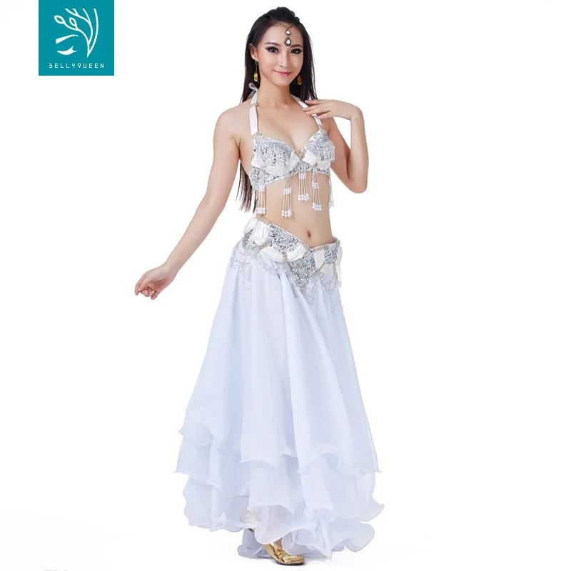 Professional Belly Dance Performance Costume with Skirt BellyQueen