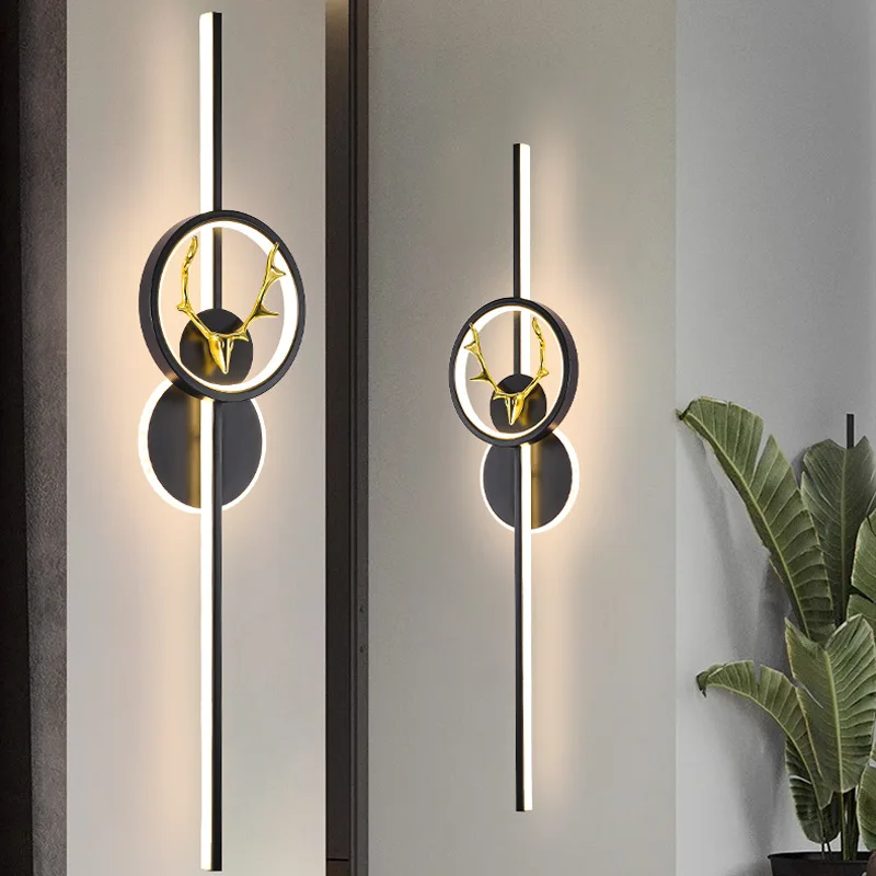 Nordic Modern Wall Light Indoor Living Room Bedroom Corridor Decoration Lighting Round Luxury Multiple shapes Led Wall Lamp