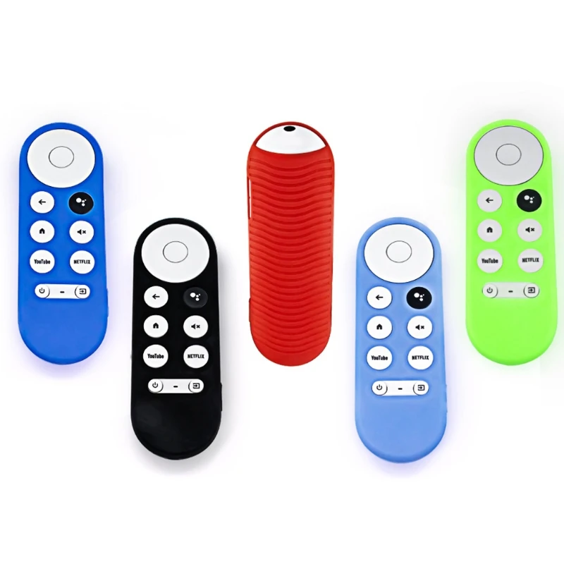 Dustproof Soft Silicone Case Protective Cover for Google Chromecast TV 2020 Voice Remote Control