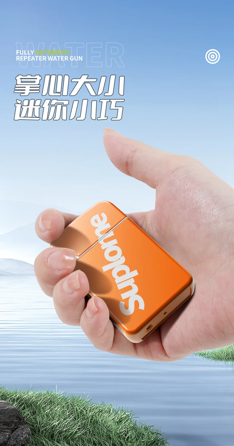 2024 Lighter Water Gun Toy Water Spray Creative Prank Water Dispenser Spray Smoke Extinguisher Spoof Small Gift to Boyfriend