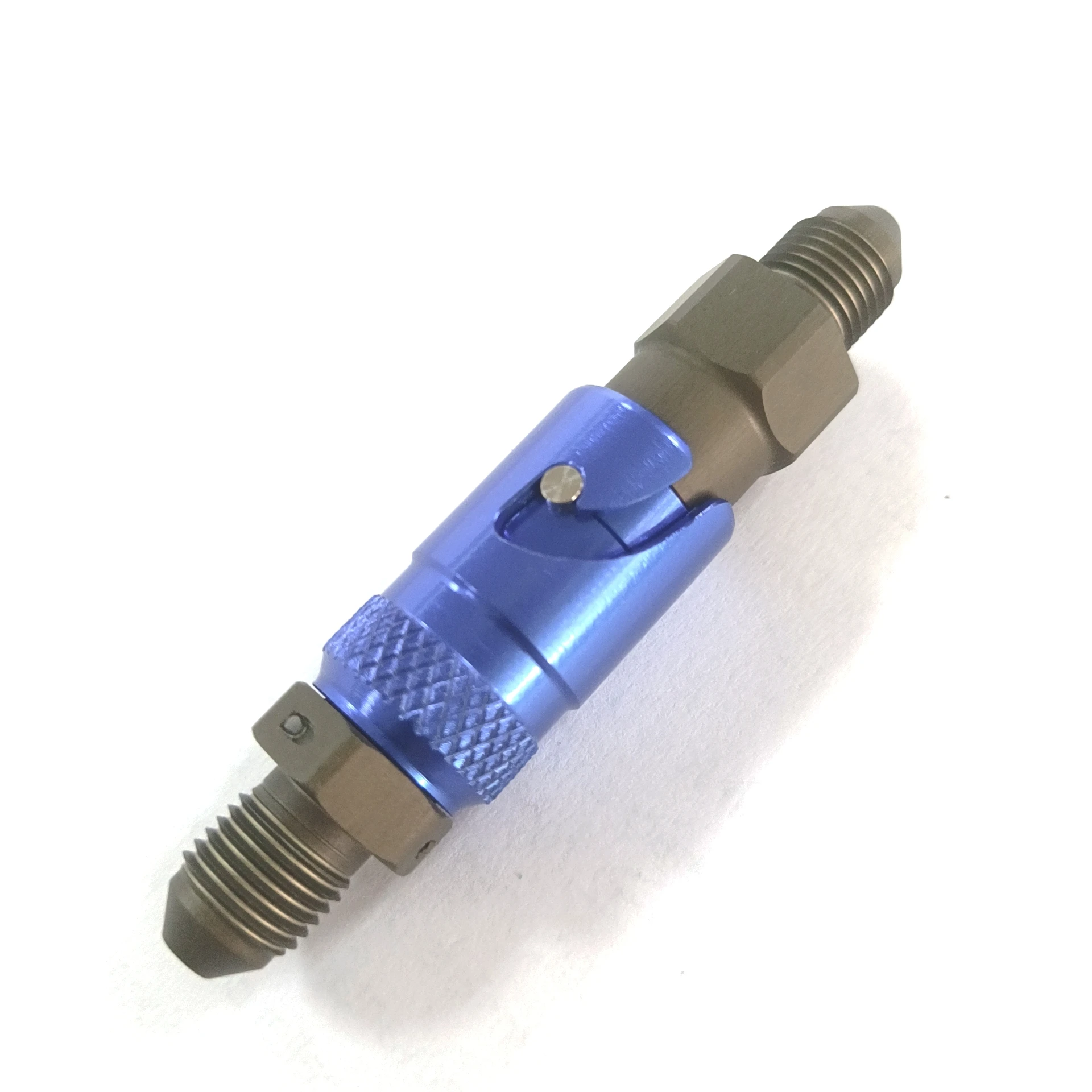 Aluminum Dry Brake Hydraulic Coupling Quick Release Disconnect Hose Adapter Fittings Bayonet Type Fluid Connector