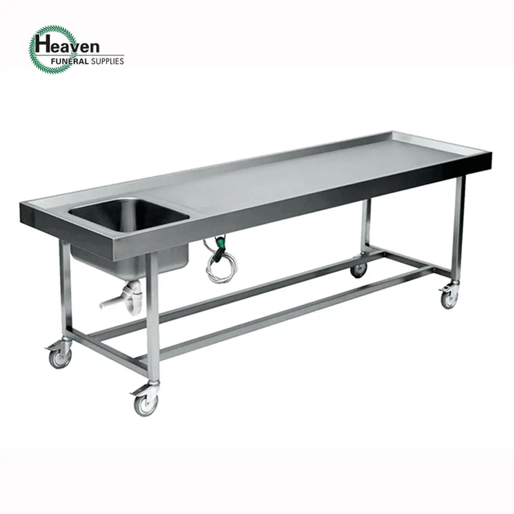 Chinese manufacturer customized logo anatomy dissection table for mortuary