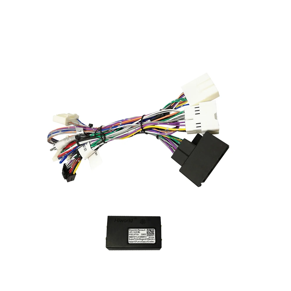 Car Audio Radio Male To Female Plug Wire Harness Adapter For RENAULT FLUENCE/ MEGANE 3 Audio CD Wiring Connector