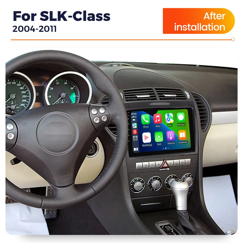 Center control large screen android navigator car with smart wireless carplay