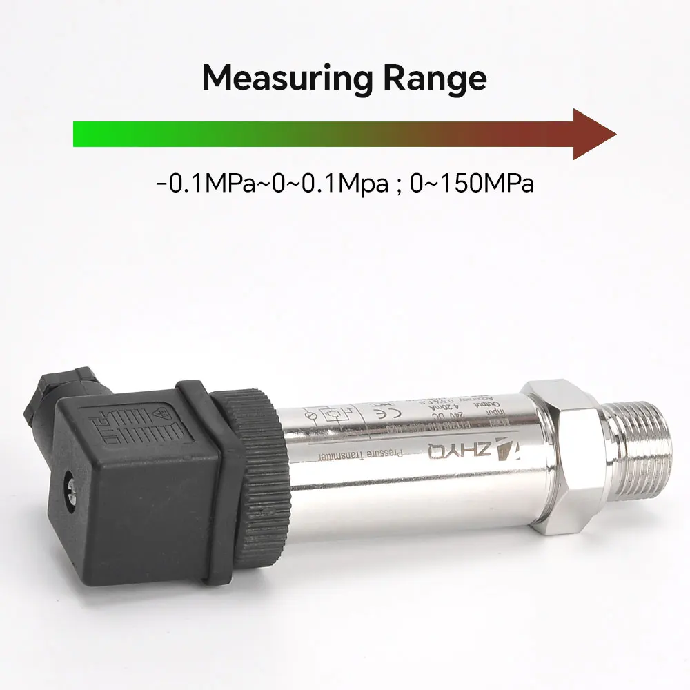 ZHYQ 4-20ma industrial pipeline pressure measurement inline water gas pressure sensor