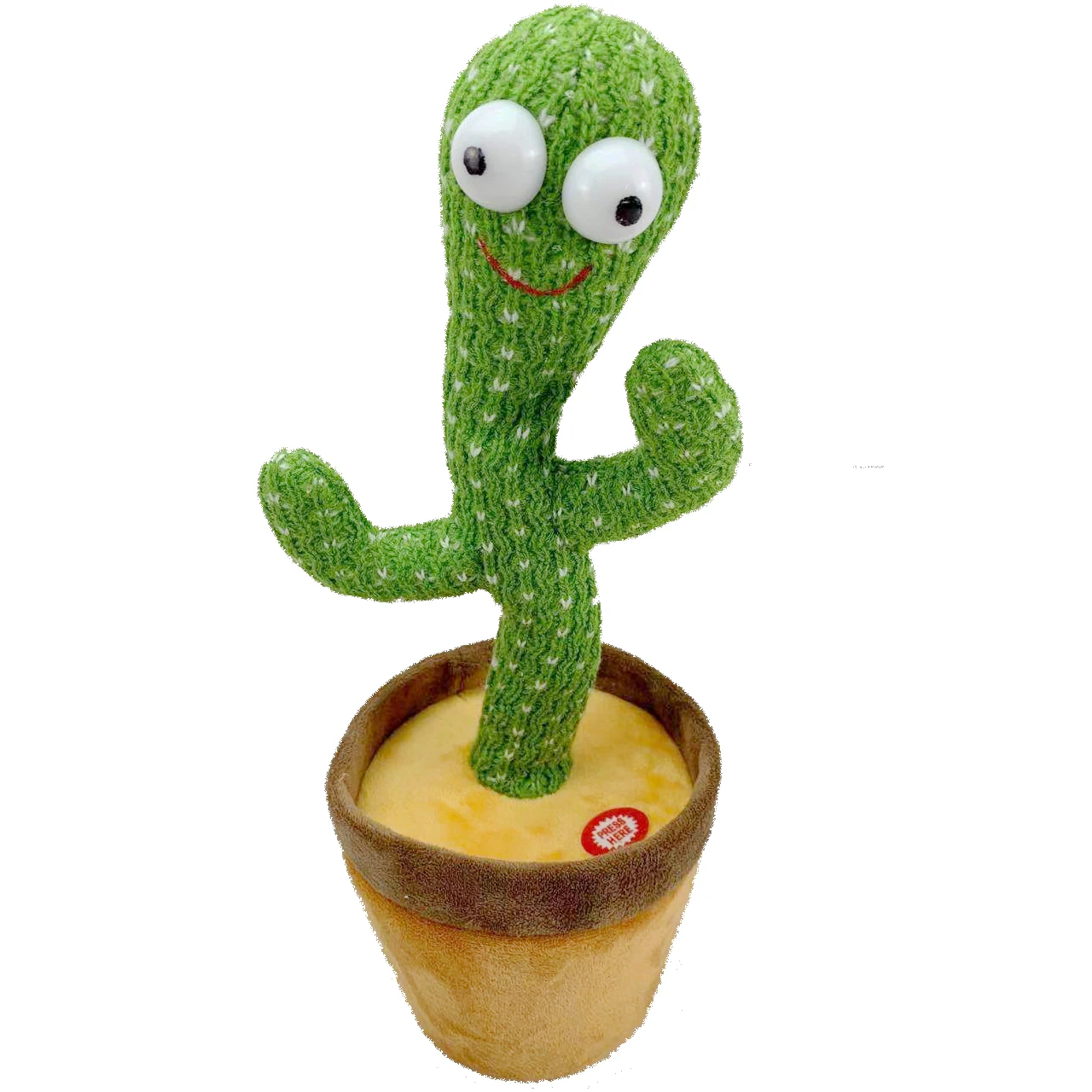 Squid Game Dancing Cactus Fidge Plush Kids Pet Sing Toys Robots Twisting Usb Charging
