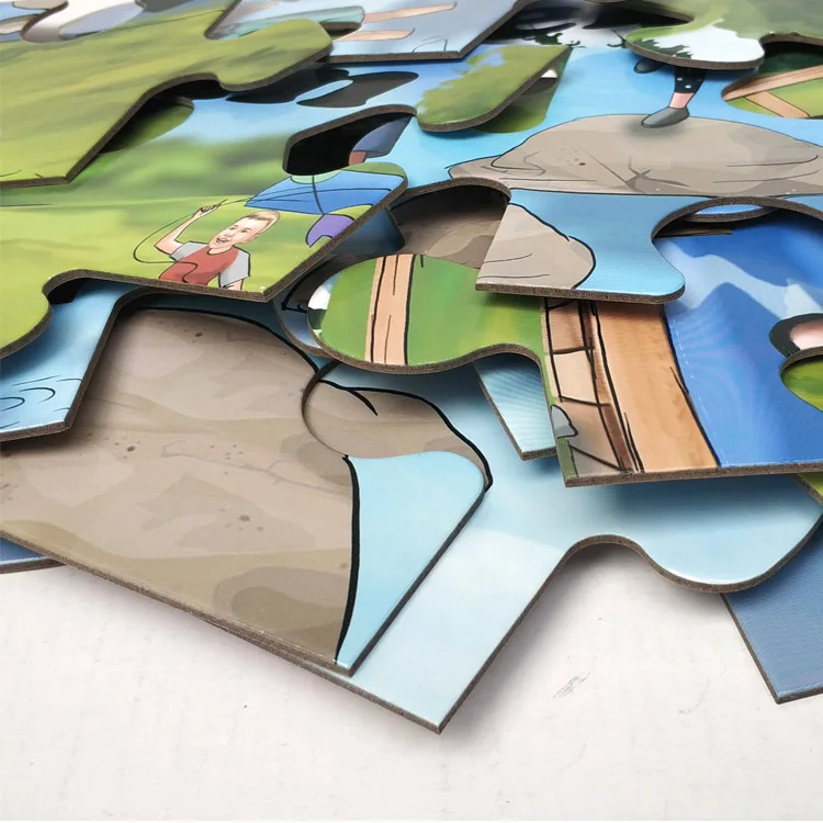 Children Large Piece Picture Simple Jigsaw Puzzles For Kindergarten