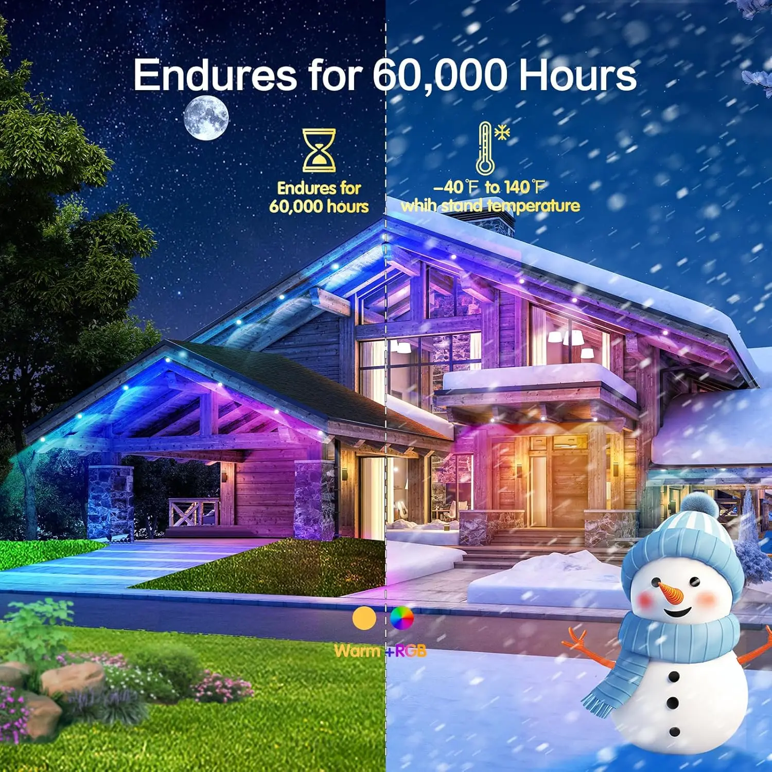 Waterproof 100FT Addressable Led pixel lamp string Phone Controlled Permanent Lights DC24V Point Lights zhihoo