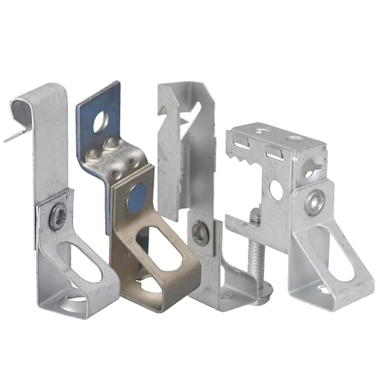 Custom manufacture steel thread rod purlin hanger clip