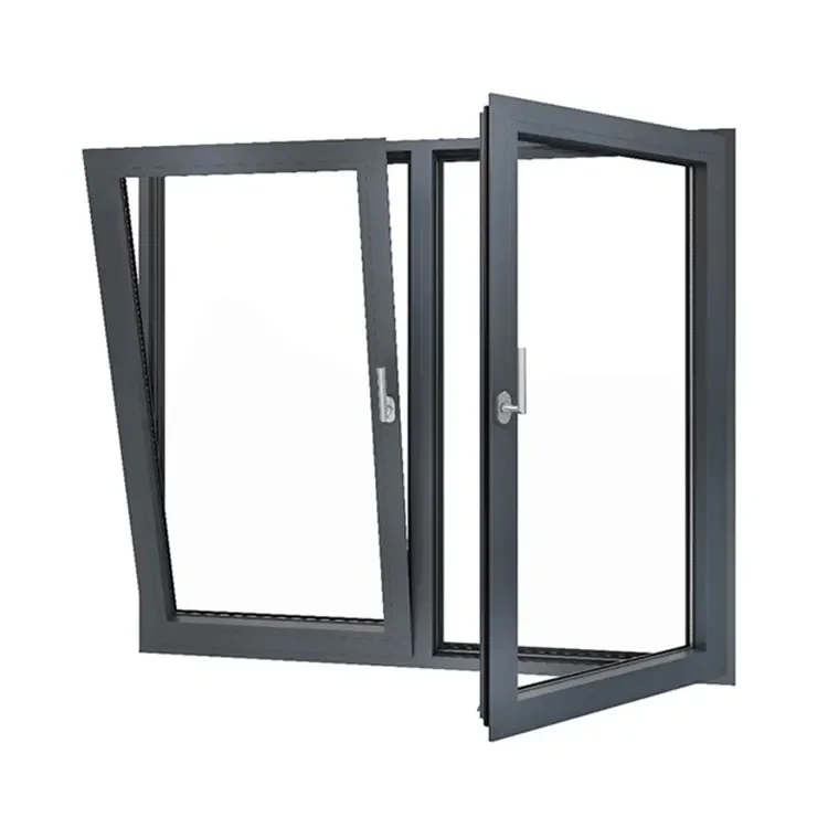 High Quality Aluminum Profile Inward Tilt &Turn Window USA/Australia Popular Style Aluminium Windows