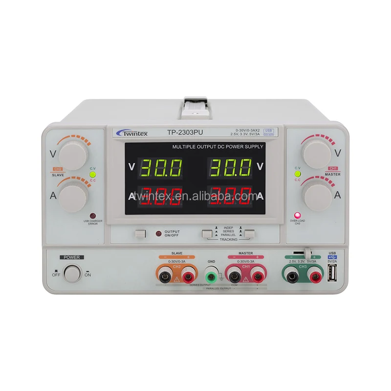 Multichannel Source 30volts TWINTEX 30V 3A Digital Regulated Linear DC Power Supply With ON OFF Control