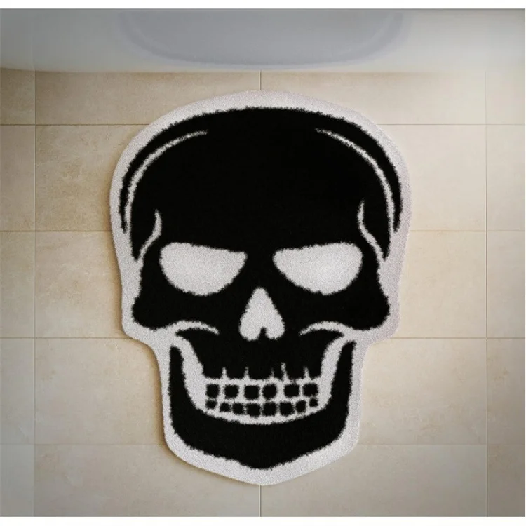 Halloween Holiday Mat Household Door Carpet Bathroom Absorbent Floor Mat Non-slip Door Tufted Halloween Rug
