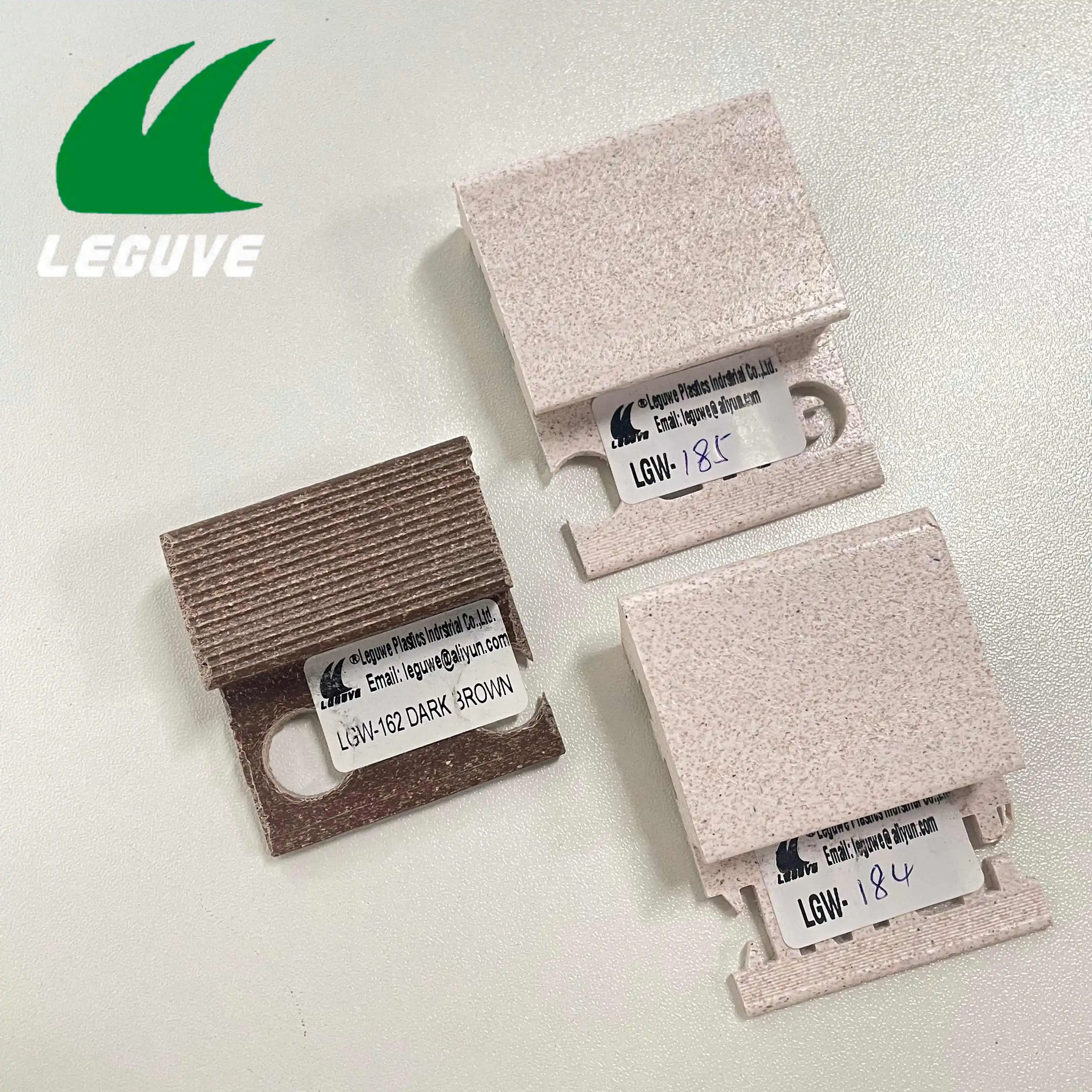 Leguwe Wood Plastic Composite Corner Edge Protection Durable WPC Trim for Construction