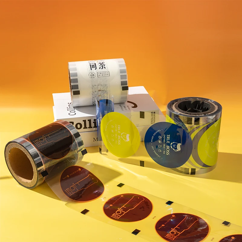 LOKYO New arrival 150mm custom logo pp pet plastic milktea boba cup sealing packaging film