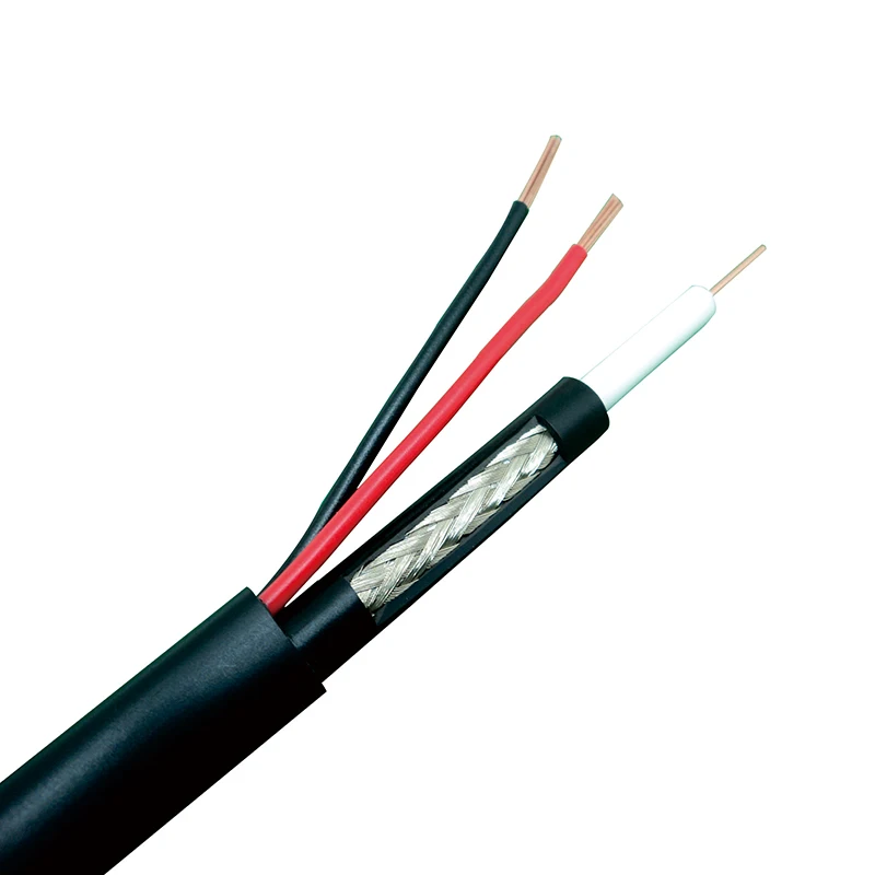 Сделано в Китае голый медный коаксиальный кабель RG59 RG6 сиамский Cabl Rg6 1000Ft