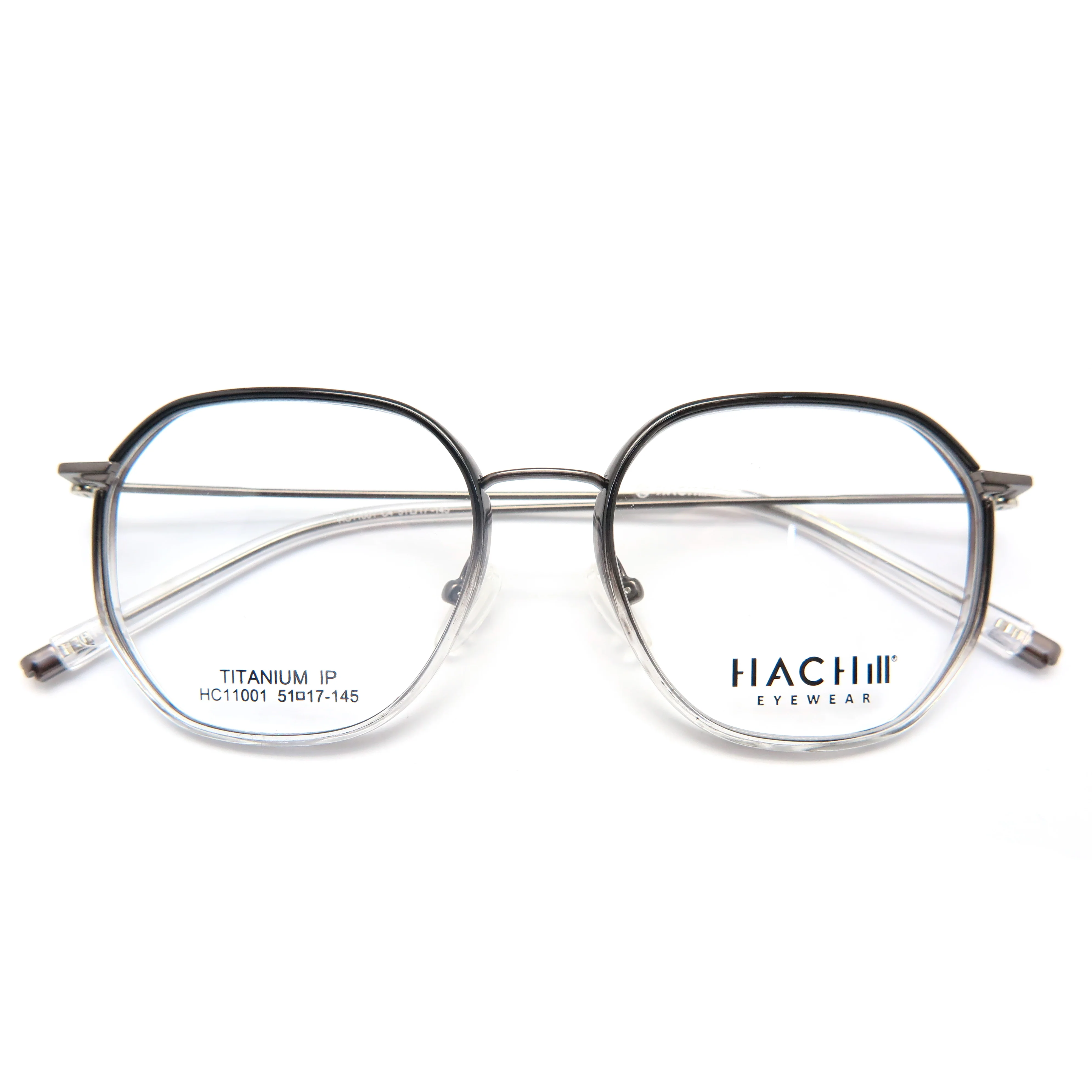2024 New Injection Front and Titanium Temple Eyeglass Frames and Frames Vintage Myopia Glasses Frame