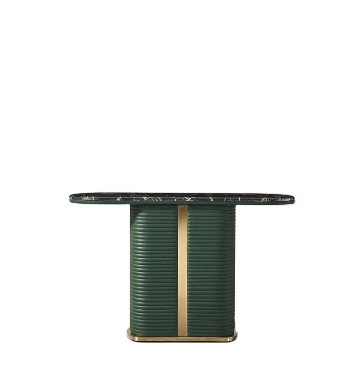 Wholesale Price New Designable Green Color Top Sellers Luxury Entrance Home Table