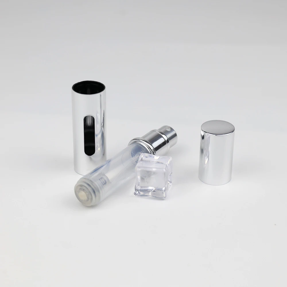 Custom Logo Bulk Buy Portable Travel Flat Bottom 5ml Refillable Perfume Atomizer Manufacturer