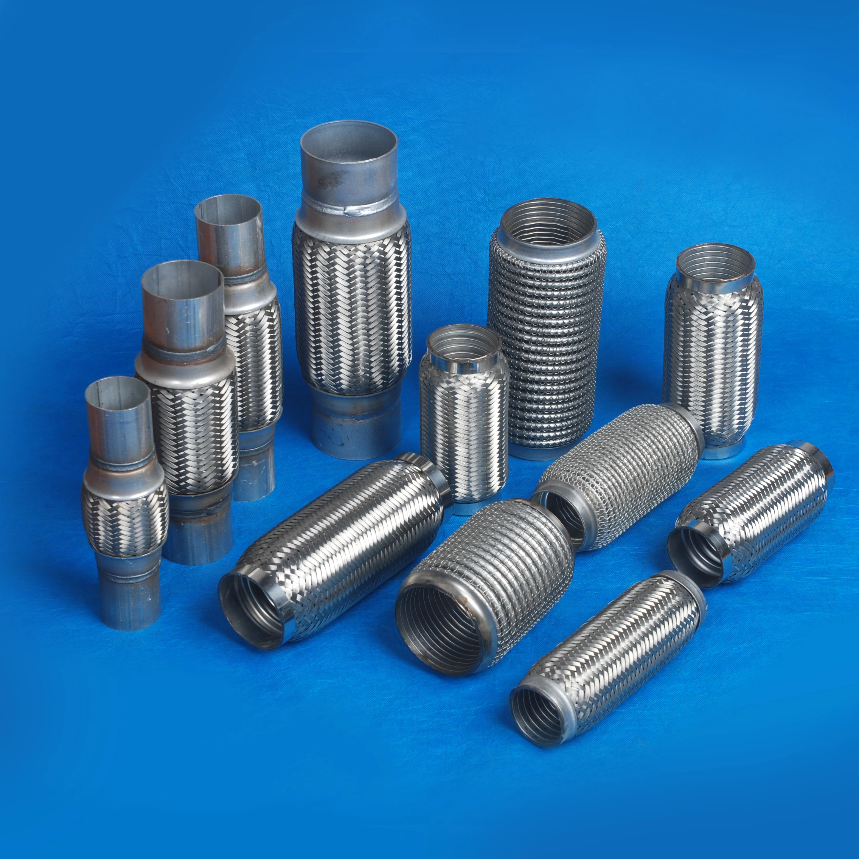 51*120mm stainless steel automobile exhaust pipe connection hose muffler flexible exhaust pipe