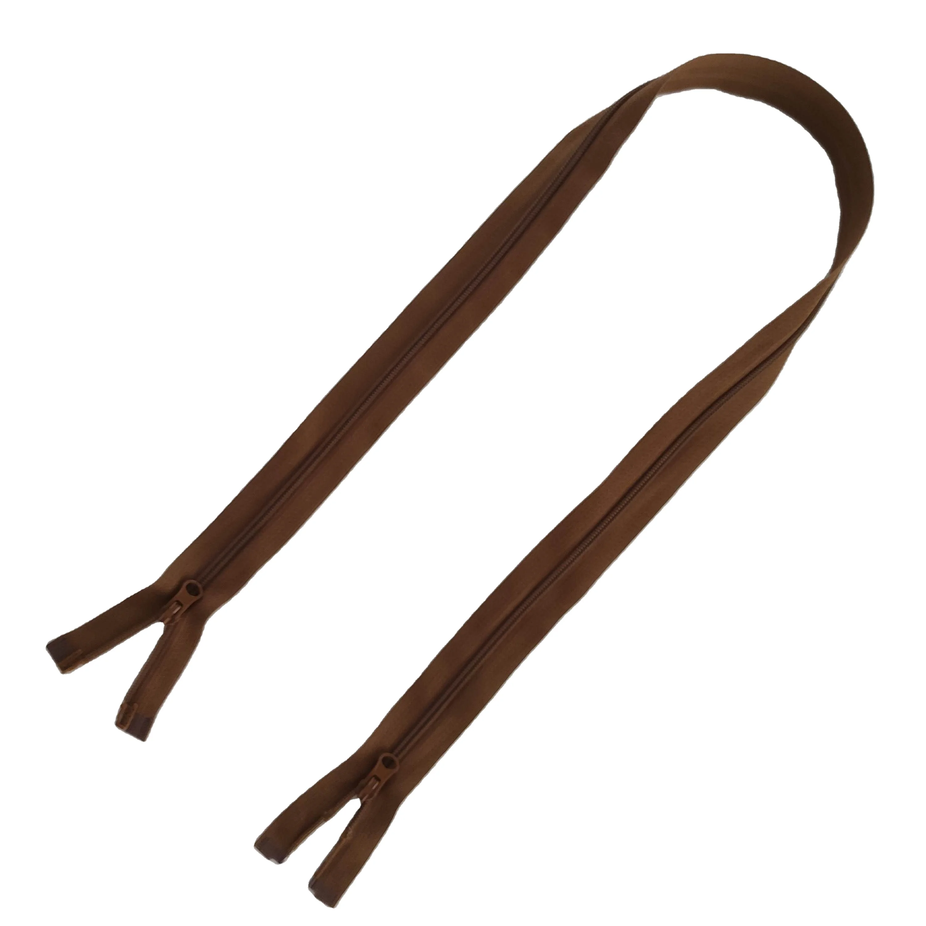 
double sliders nylon zipper two way open end separating zipper 