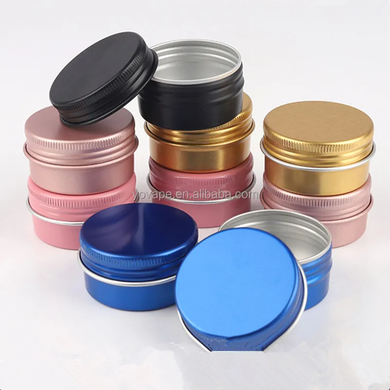 Food grade wide mouth neck 68mm diameter 60 ml 60g 60 g 60g 2 Ounce 2Oz integrated aluminum Mint metal tin cans with lid for Tea