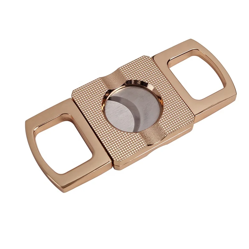 Высококачественный роскошный резак для сигар с двойным лезвием