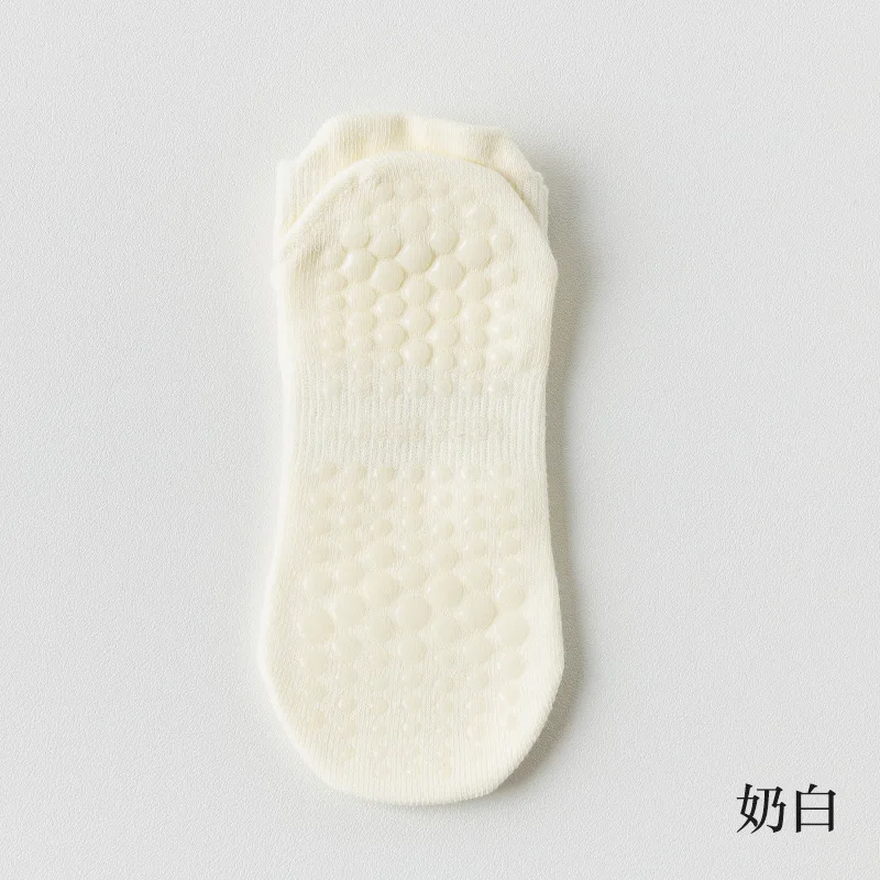 Non-Slip Grips Men Women Yoga socks Colorful Cotton Anti Slip Silicone Gym Pilates Ballet Sport Dance Low Cut Socks