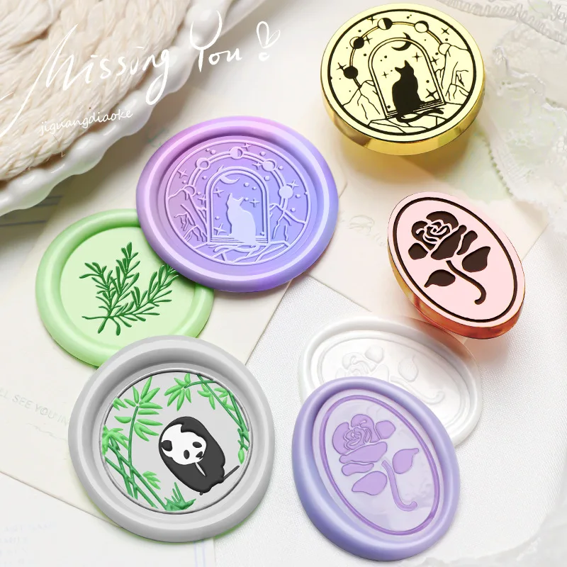 Factory Price New Process Plating Not Easily Oxidized Wax Seal Stamp Head