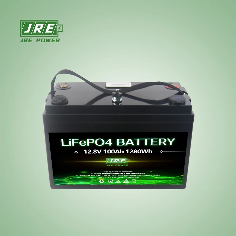 100ah 12v  Low Self-Discharge & Light Weight up to 6000+ Cycles with Built-in 100A BMS Perfect for RV Marine Home Energy