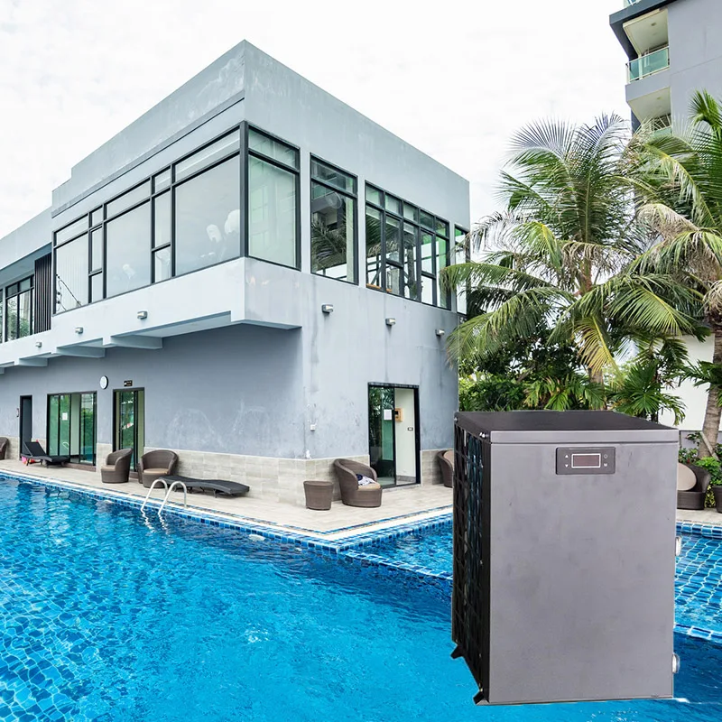 JIADELE WarmHouse Оптовая Продажа металлический 50 Гц R32 R410A мини небольшой водонагреватель для Спа бассейна бассейн тепловой насос